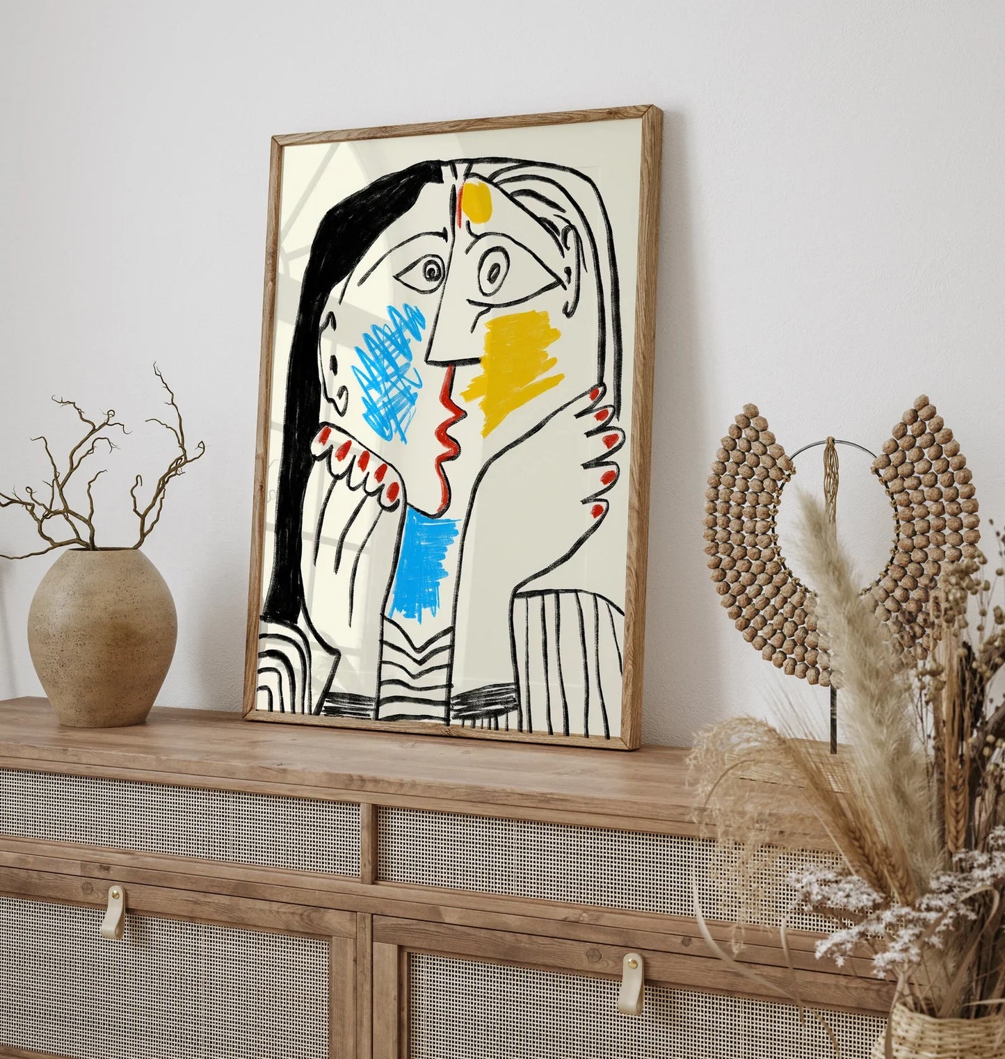 Picasso Exhibition poster, Picasso The Kiss Art Print, Gift Idea for friends, Picasso Exhibition Wall Art Decor, Famous Artist Peaceful Pleasures Health and Wellness