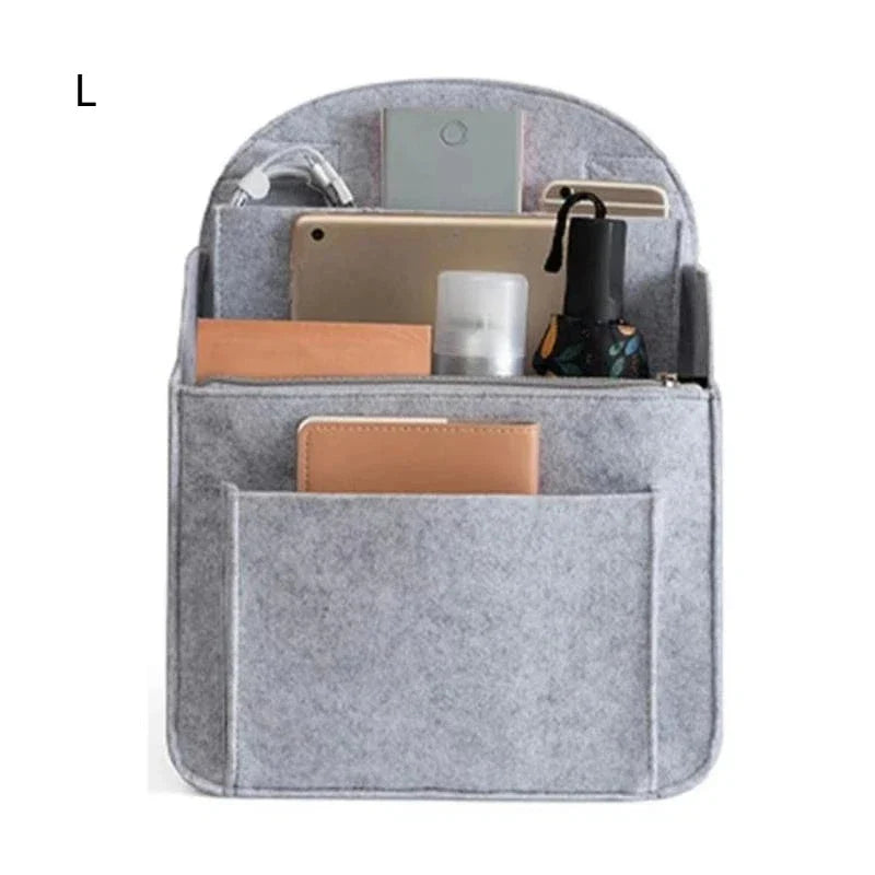 Felt Bag Insert Organizer – Multi-Pocket Travel Divider