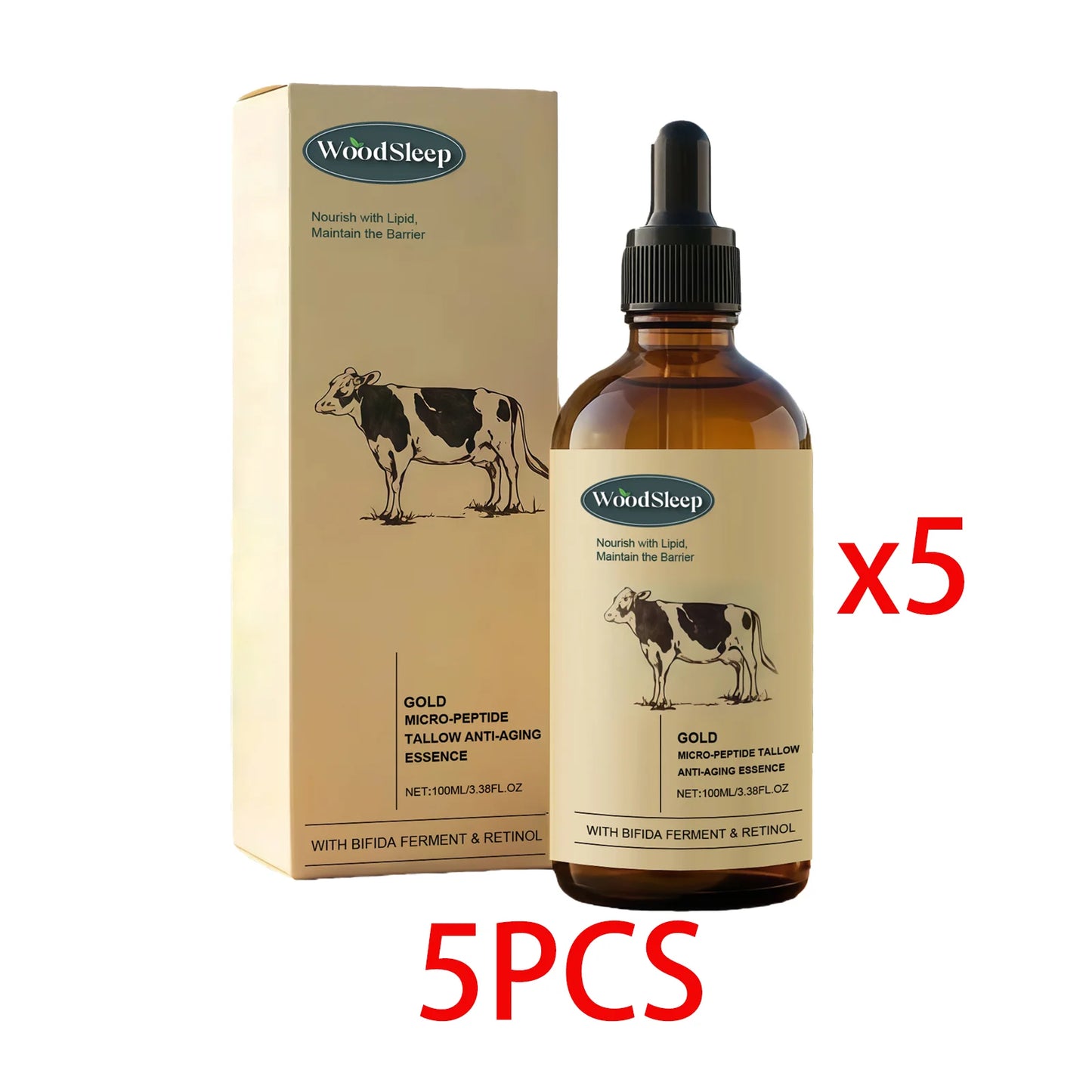 OceAura Beef Tallow Hydrating Face Serum 100ml | Daily Glow