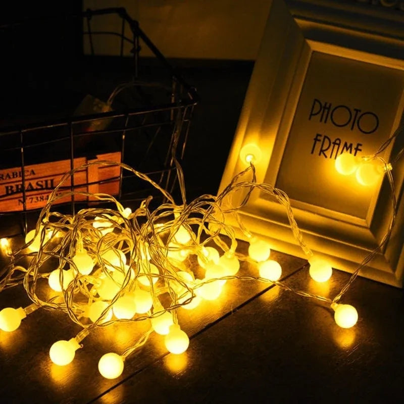 10M 80 LED Ball Fairy String Lights – USB/Battery Garden & Wedding