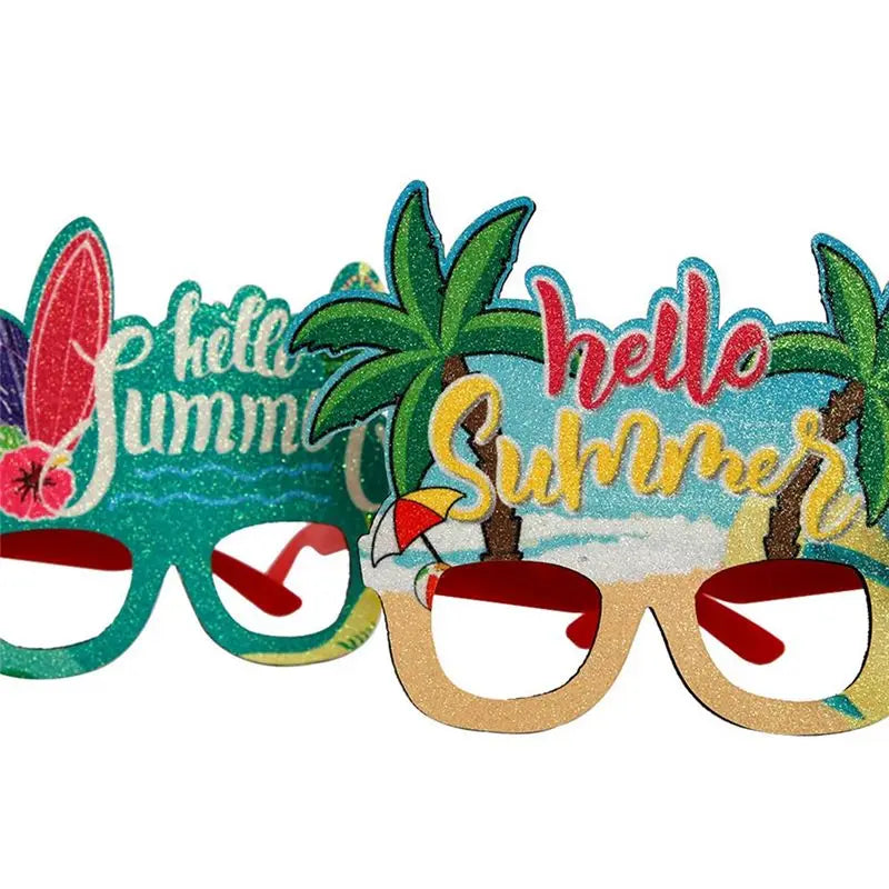 Hawaiian Pineapple Novelty Glasses – Fun Luau Party Prop