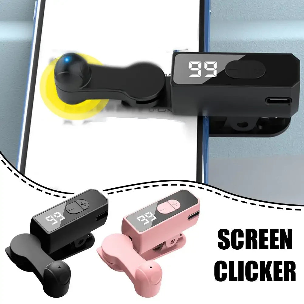 Screen Auto Clicker For Smart Phone Apps Video Live Streaming Gadget Smartphone Game Screen Touch Tripods Screen Tapper Supplies Peaceful Pleasures Health and Wellness