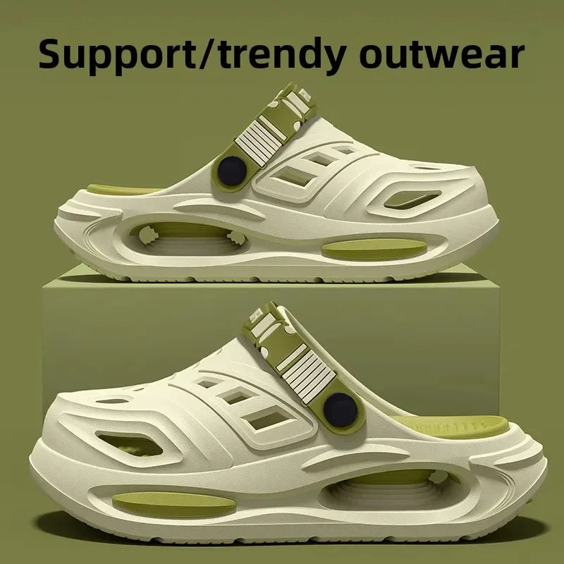Men's EVA Anti-Slip Clog Sandals | Thick Soft Sole Beach Shoes