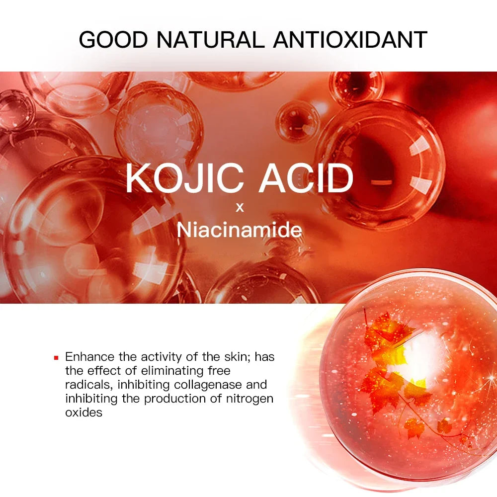 Kojic Acid Face Serum – Niacinamide & Hyaluronic Acid 40ml