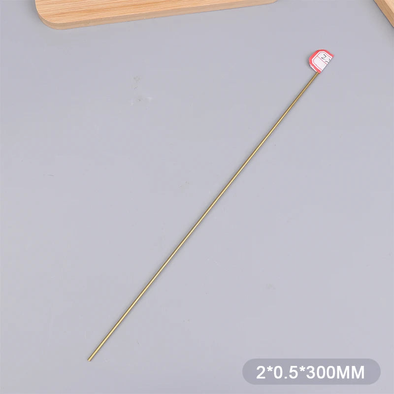 Brass Tube Dia 2/3/4/5/6/7/8/9/10/11/12/13/14/15mm Length 300mm 0.5mm Wall Brass Pipe Modelmaking Rod Cutting Tool Replacement Peaceful Pleasures Health and Wellness 2mm