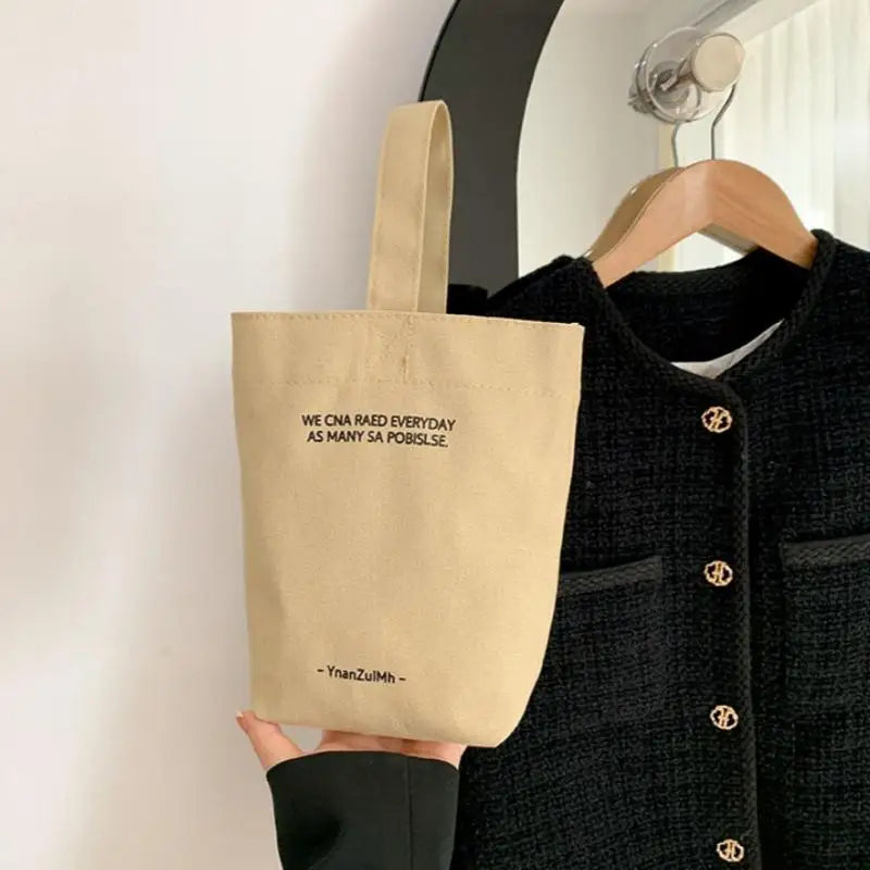 JETTING Canvas Crossbody Shoulder Tote Bag | Unisex Casual Purse