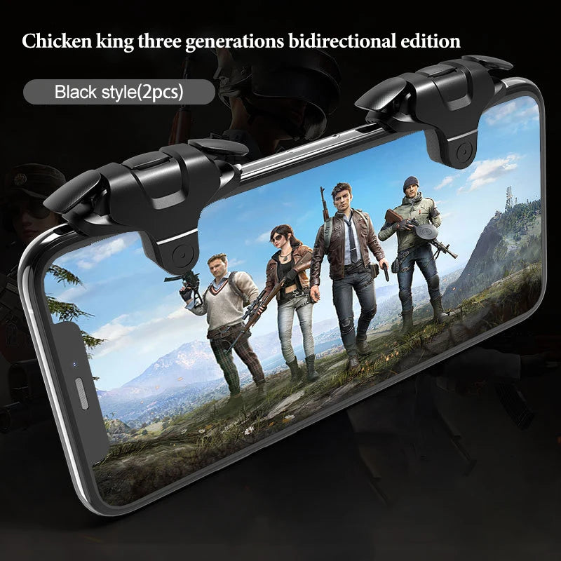 Multi-function frequency conversion chicken eating artifact auxiliary button chicken king three generations continuous mobile Peaceful Pleasures Health and Wellness Black(a pair)