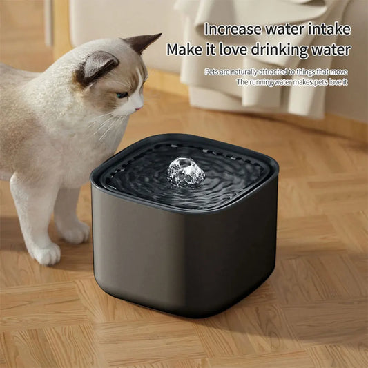 New Cat Water Fountain Ultra Quiet 3L Large Capacity Pet Auto Drinking Dispenser for Cats Dogs Inside Detachable Easy to Clean Peaceful Pleasures Health and Wellness