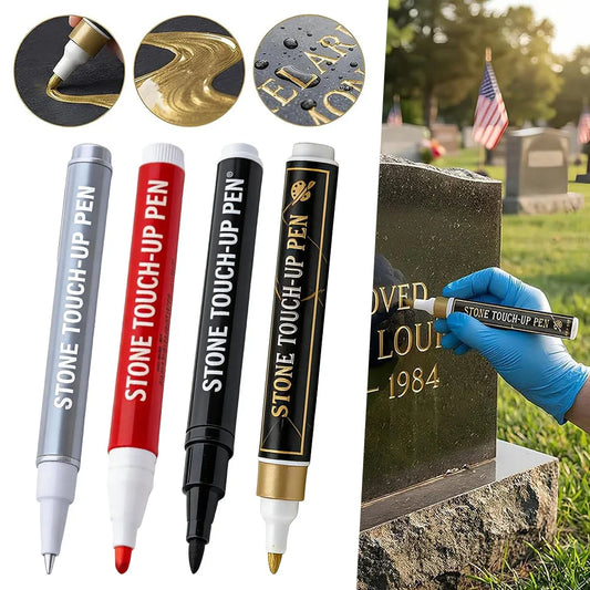 Waterproof Stone Marker Pen | Oil-Based UV-Resistant 12 Colors Stone Paint Marker Oasis Select
