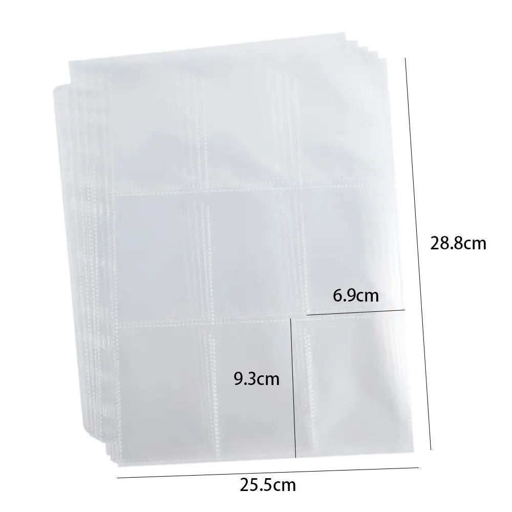 for Home Heavy-duty Card Holder 90 Pockets Photo Albums Album Pages Coin Holders Card Storage Wallets Gaming Card Card Sleeves Peaceful Pleasures Health and Wellness