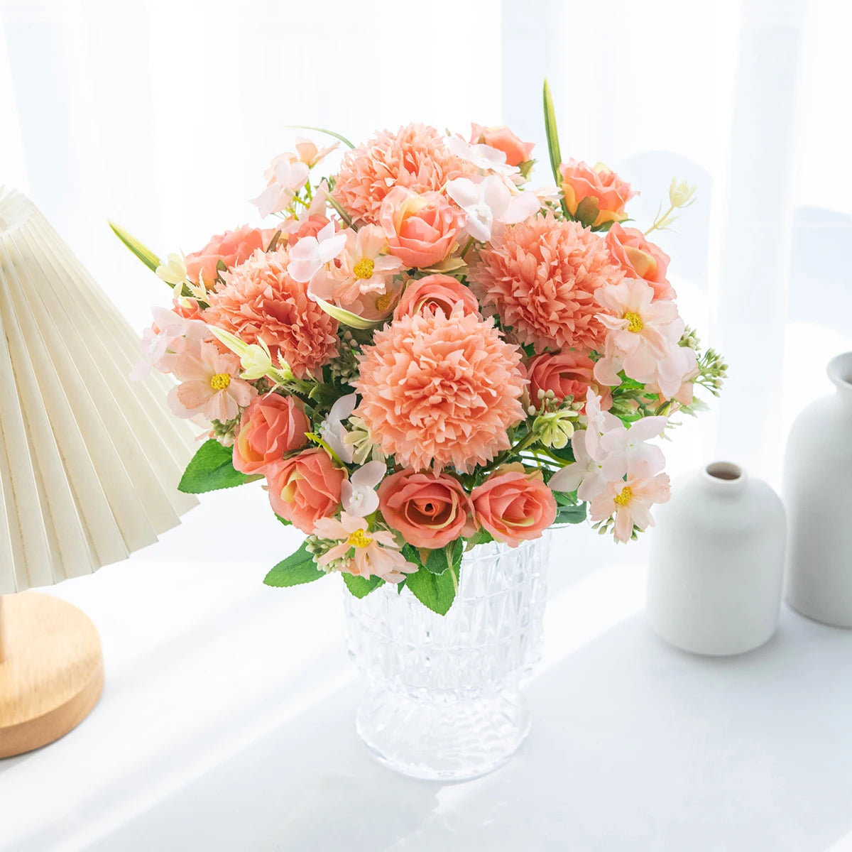 Artificial Silk Rose Bouquet – Wedding & Home Decor