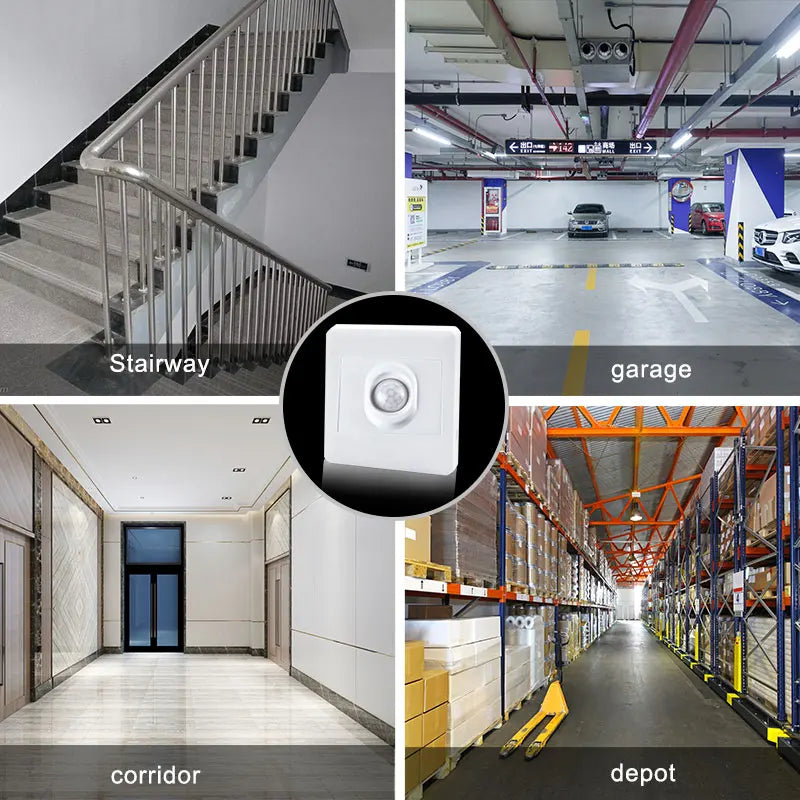 PIR Motion Sensor Switch AC110V-220V | Auto Infrared Light