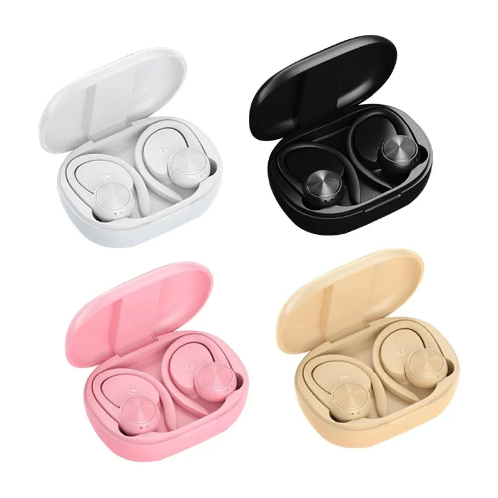 Hook-on Wireless Bluetooth Earphone Stereo Digital Display Wireless Earphones Noise Canceling HiFi Bluetooth Headset Peaceful Pleasures Health and Wellness