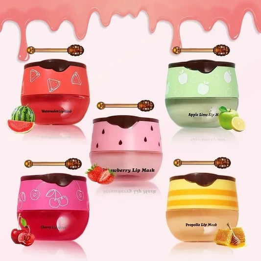 LUXURYTO Lip Sleep Mask – Strawberry Honey Overnight Lip Balm Overnight Lip Mask Peaceful Pleasures Health and Wellness