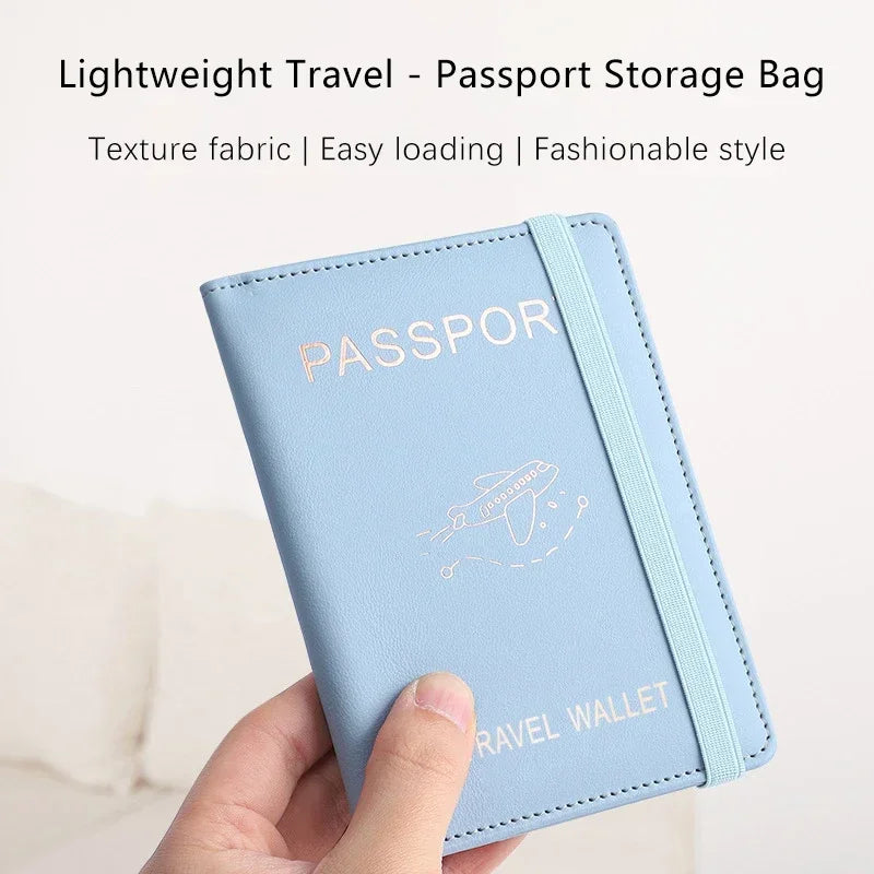 Waterproof PU Leather Passport Holder & Travel Wallet