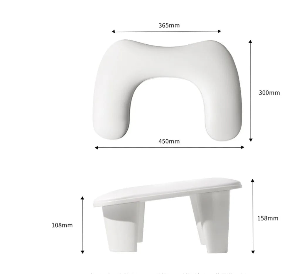 high-quality nail care pillow-style armrest support pad holder, suitable for nail art tables or nail salons. Peaceful Pleasures Health and Wellness