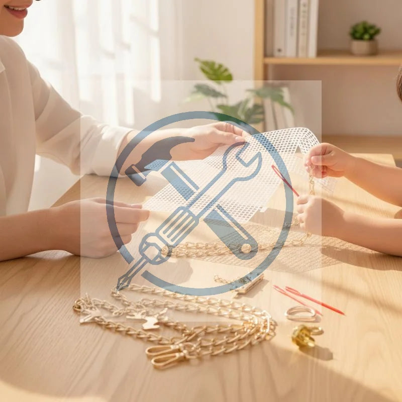 DIY Crochet Bag Making Kit – Plastic Canvas, Chain & Hardware