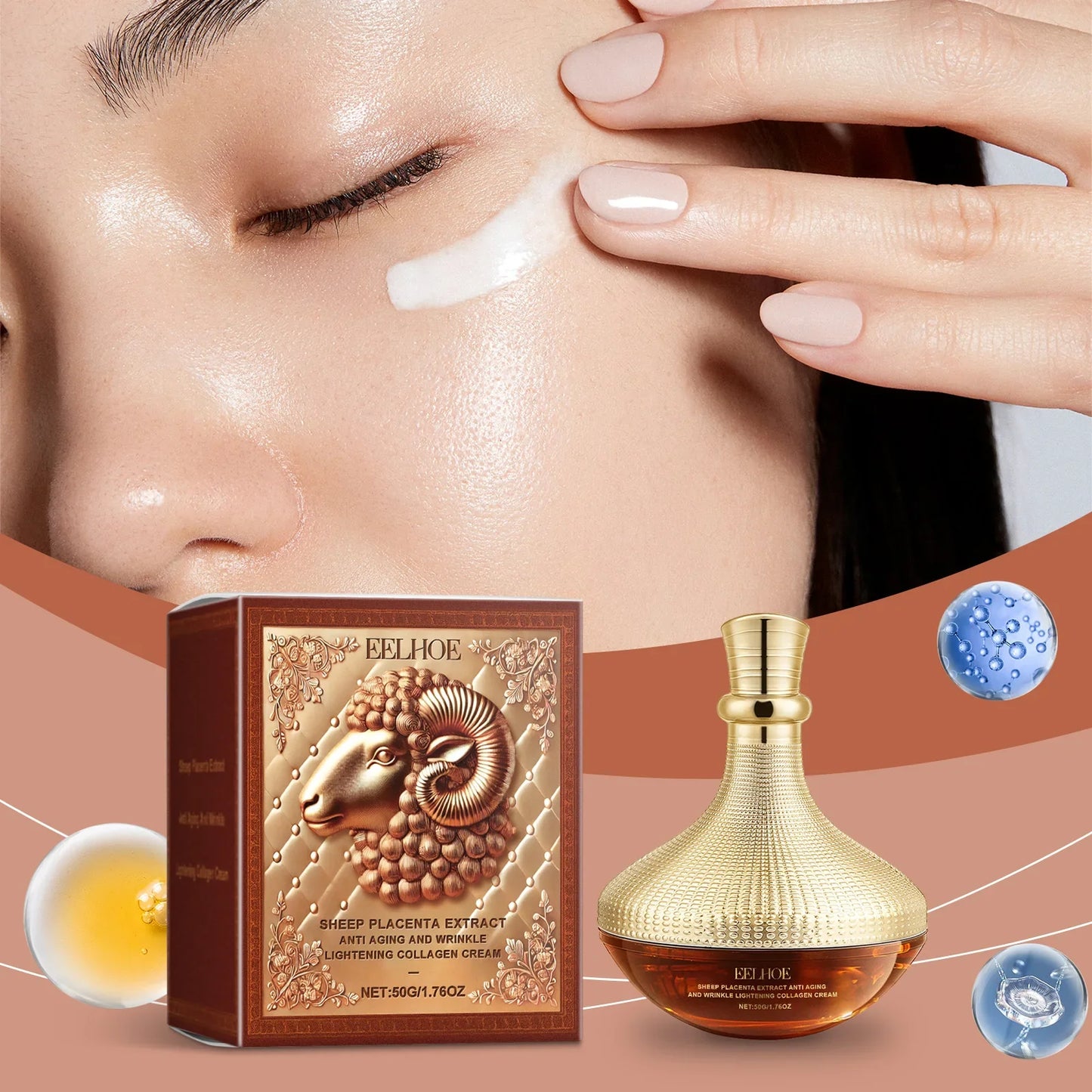 EELHOE Sheep Placenta Face Cream – Firming & Moisturizing