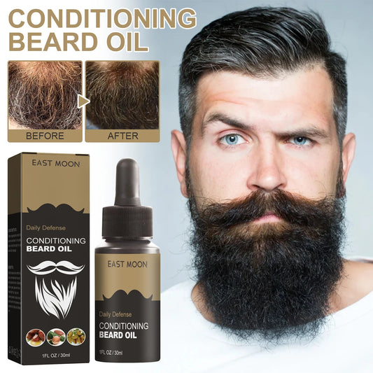 East Moon Beard Growth Oil 30ml – Nourishing Beard Care Serum Beard Growth Oil Peaceful Pleasures Health and Wellness Default Title