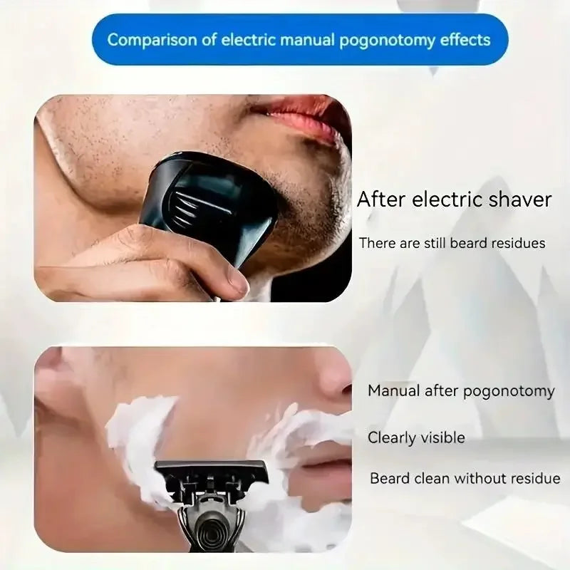6-Layer Double Edge Safety Razor + Extra Blades | Men & Women