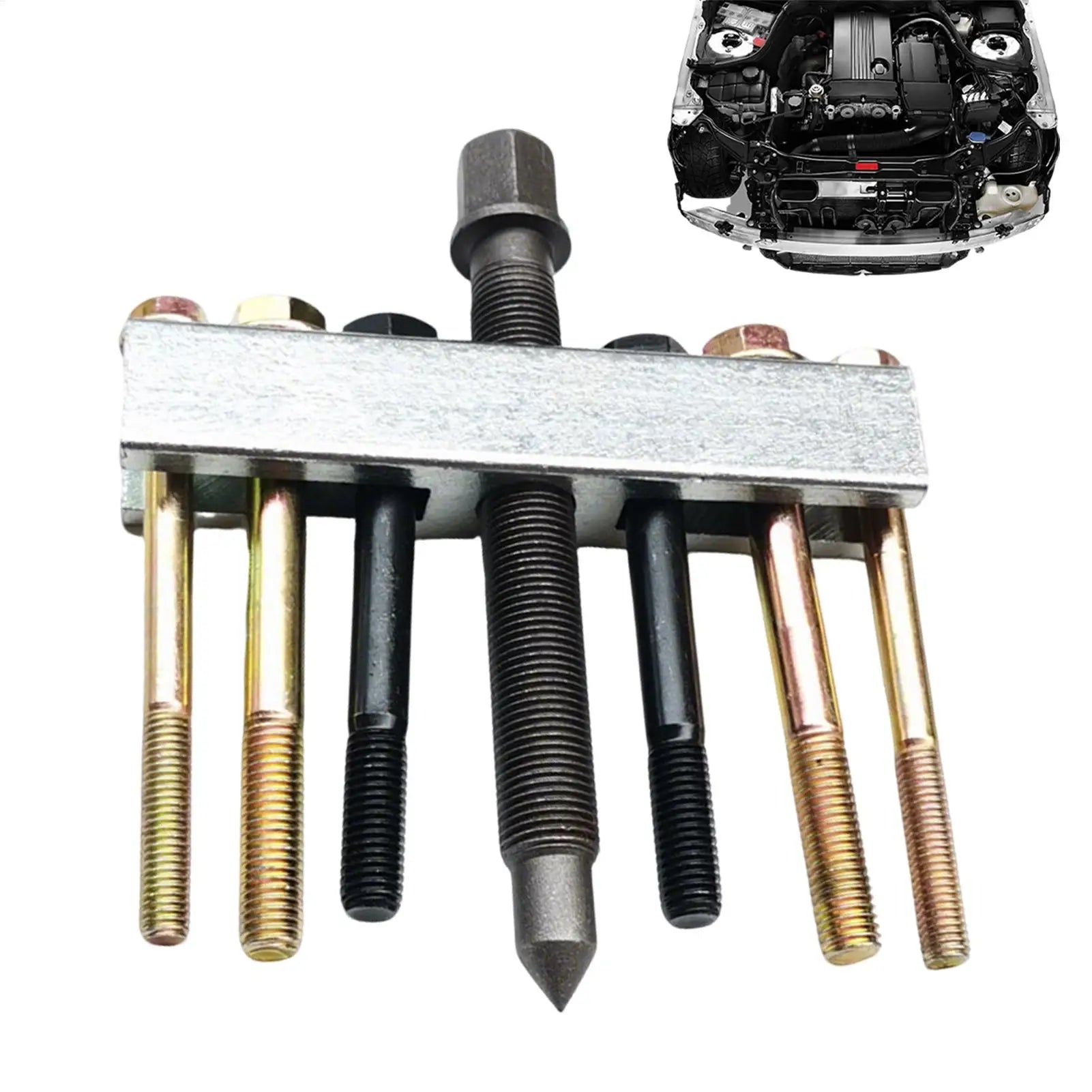 Car Crankshaft Belt Pulley Puller Removal Pulley Tool Fan Impeller Puller Motor Steering Wheel Puller Removal Tool For Auto tool Peaceful Pleasures Health and Wellness