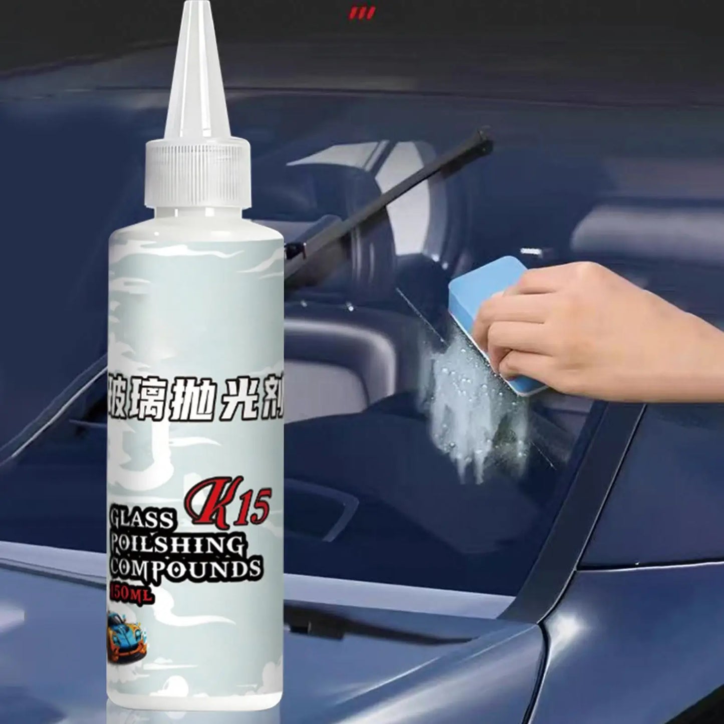 150ml Windshield Scratch Remover & Car Glass Oil Film Cleaner Glass Scratch Remover Peaceful Pleasures Health and Wellness
