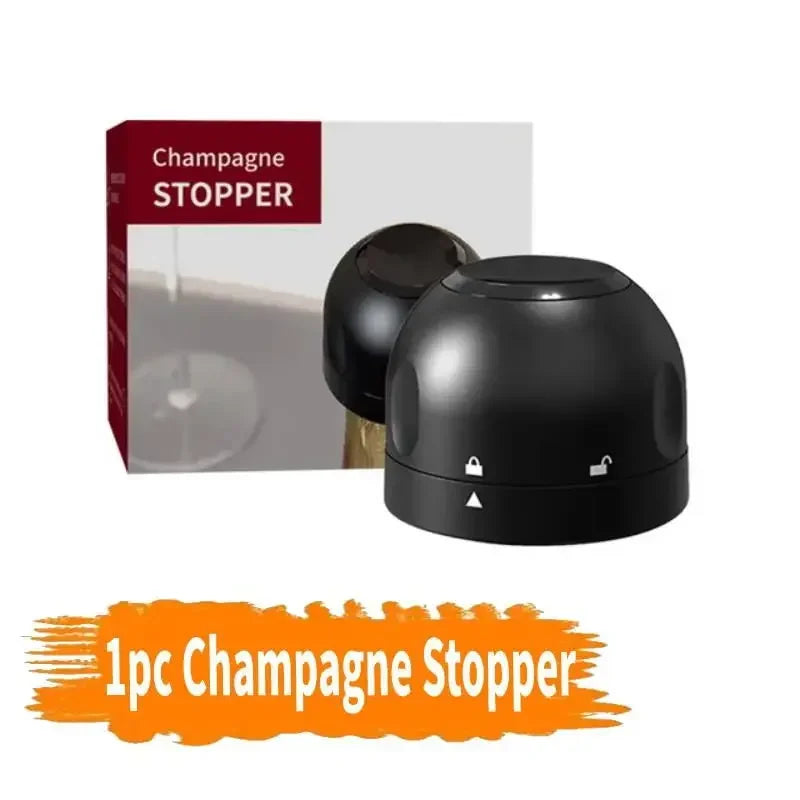 Champagne & Wine Bottle Stopper | Silicone Vacuum Seal Cork