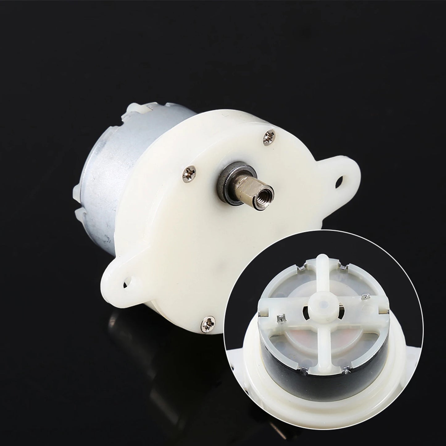 12v DC Motor High 12v DC Motor Slow Speed Electric Motor/ 3RPM 4mm Shaft Diameter Micro Motor Slow Down Mute Motor Peaceful Pleasures Health and Wellness