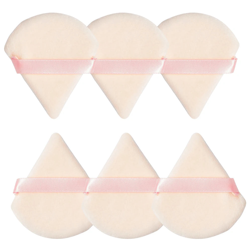 RUNTOIN Triangle Powder Puff Mini Finger Makeup Sponge 6-20 Pc
