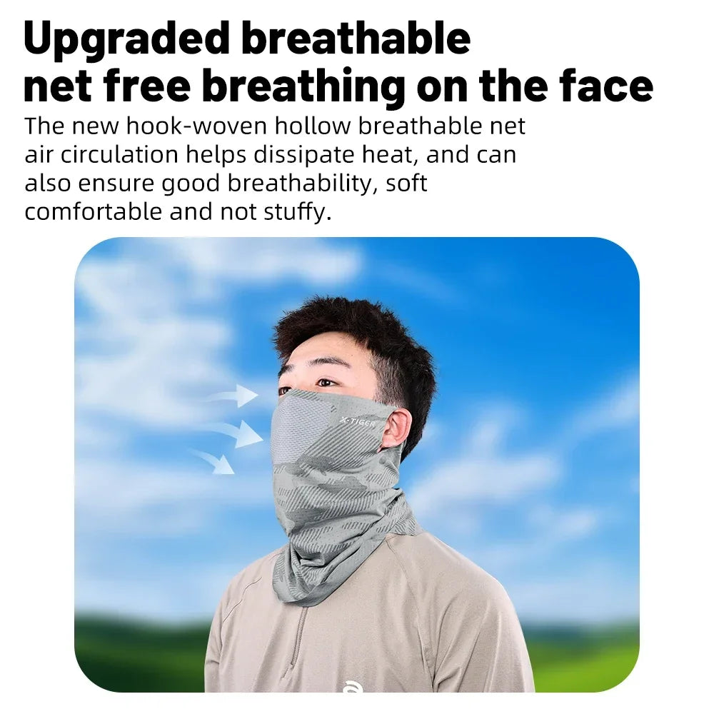 X-TIGER UV Face Scarf – Breathable Motorcycle Neck Gaiter