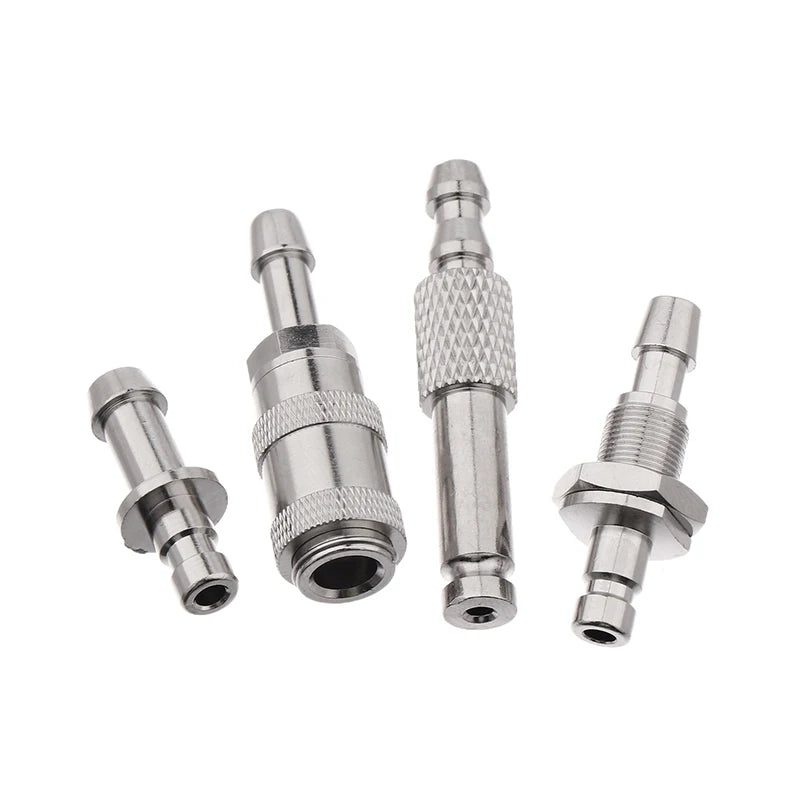NIBP Blood Pressure Cuff Air Hose Metal Connector Adapter