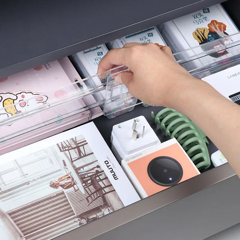 Adjustable Clear Drawer Dividers – Expandable 28–52cm Organizer