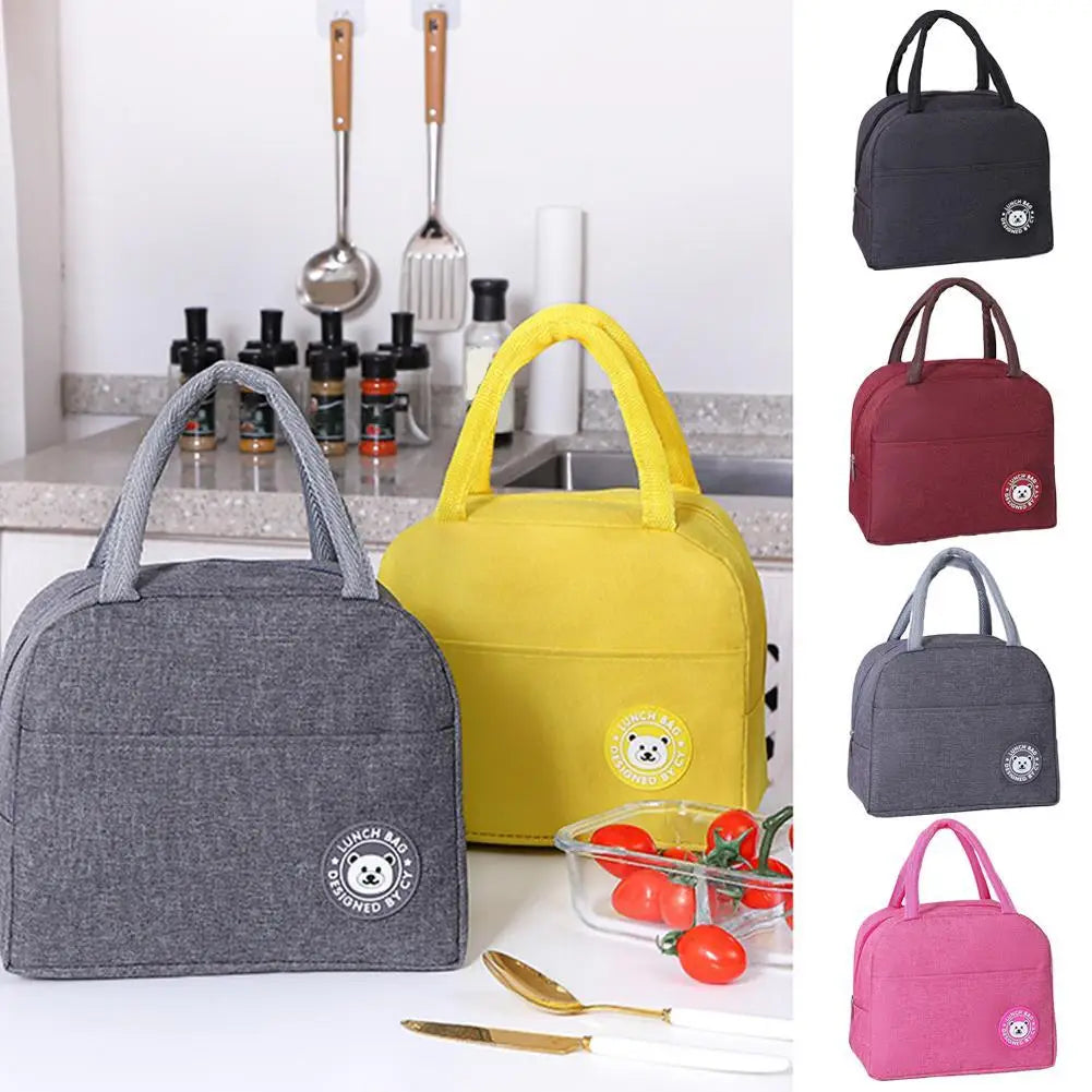 Thermal Insulated Lunch Bag – Waterproof Cooler Tote with Aluminum Foil Lining Peaceful Pleasures Health and Wellness