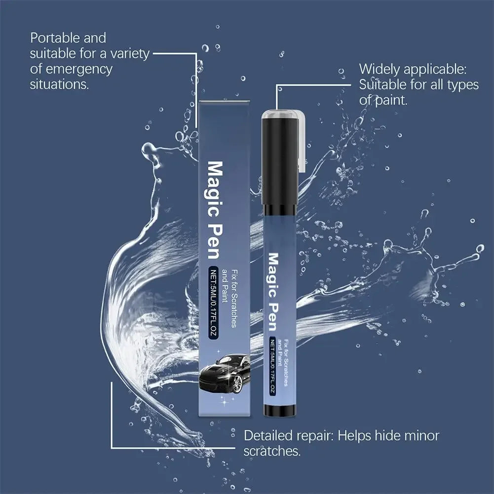 Cars Magic Pen 5ml Universal For All Cars Scratches Swirl Marks And Scuffs Scratch Repair Pen Easy DIY Car Paint Touch Up Peaceful Pleasures Health and Wellness