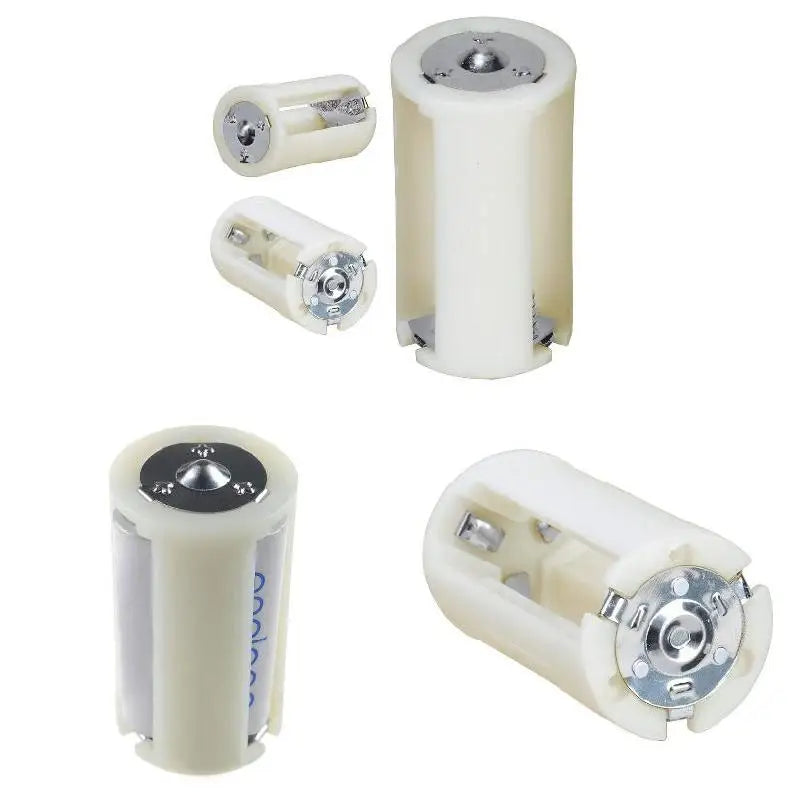 4PCS Translucent AA To Size D Battery Converter Adapter Case AA Battery Case Peaceful Pleasures Health and Wellness Default Title