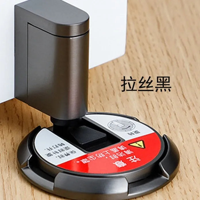 Magnetic Door Stopper – No-Drill Silent Floor Stop with Adhesive