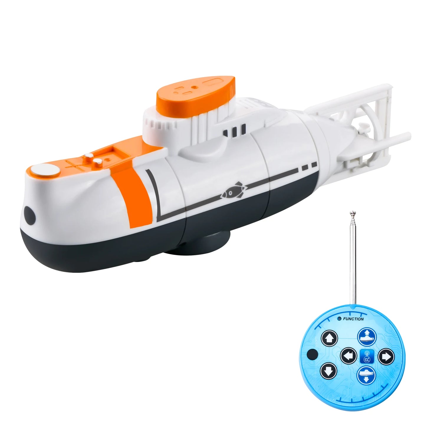 Mini RC Submarine 0 1m S Speed Remote Control Boat Waterproof Diving