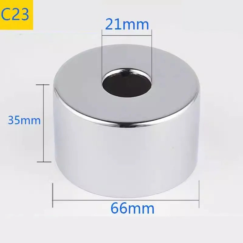 2PCS Stainless Steel Faucet Pipe Decorative Cover 1/2" 3/4" 1"