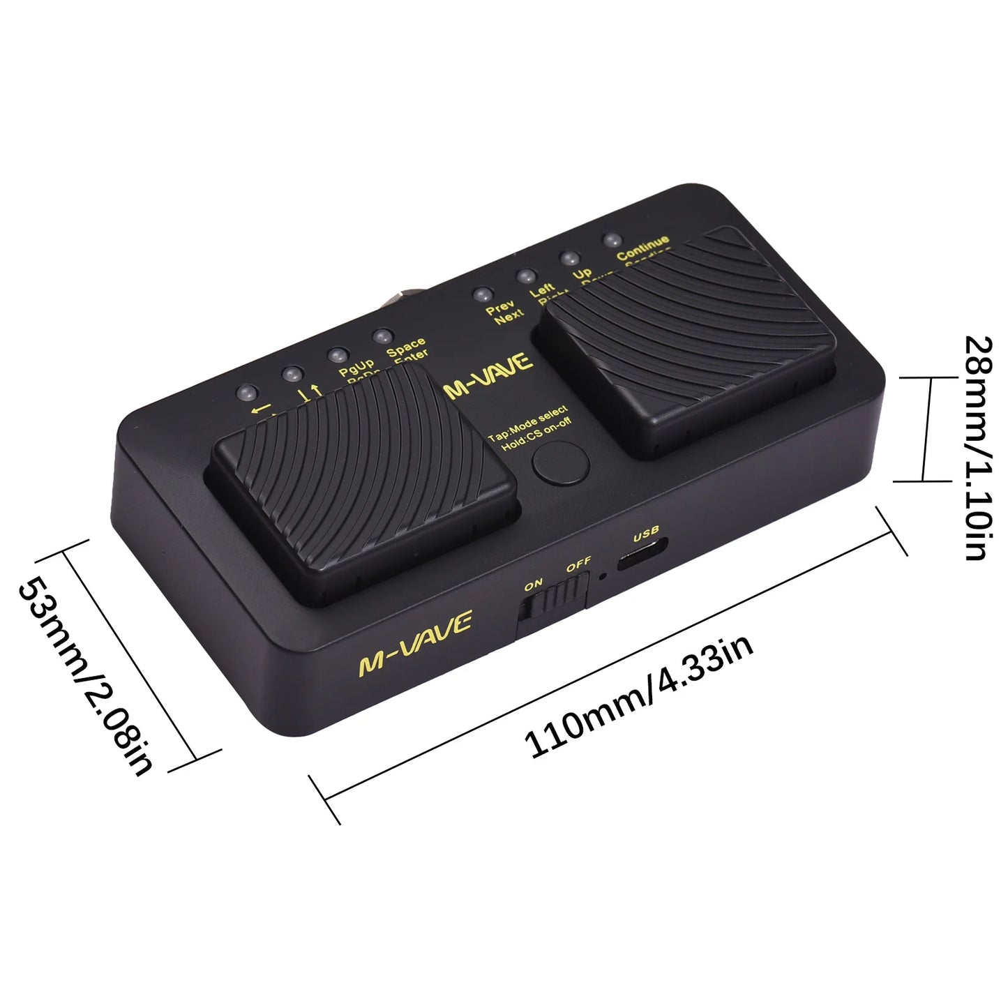 USB Rechargeable Musical Instrument Smart Phone Tablet M-VAVE Cube