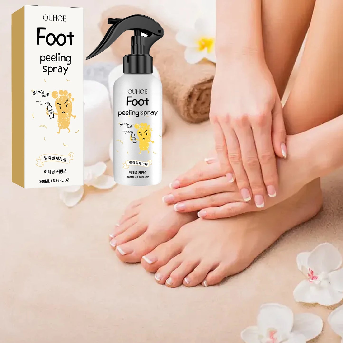 Foot Exfoliating Spray 200ml – Dead Skin & Callus Remover Foot Exfoliating Spray Peaceful Pleasures Health and Wellness