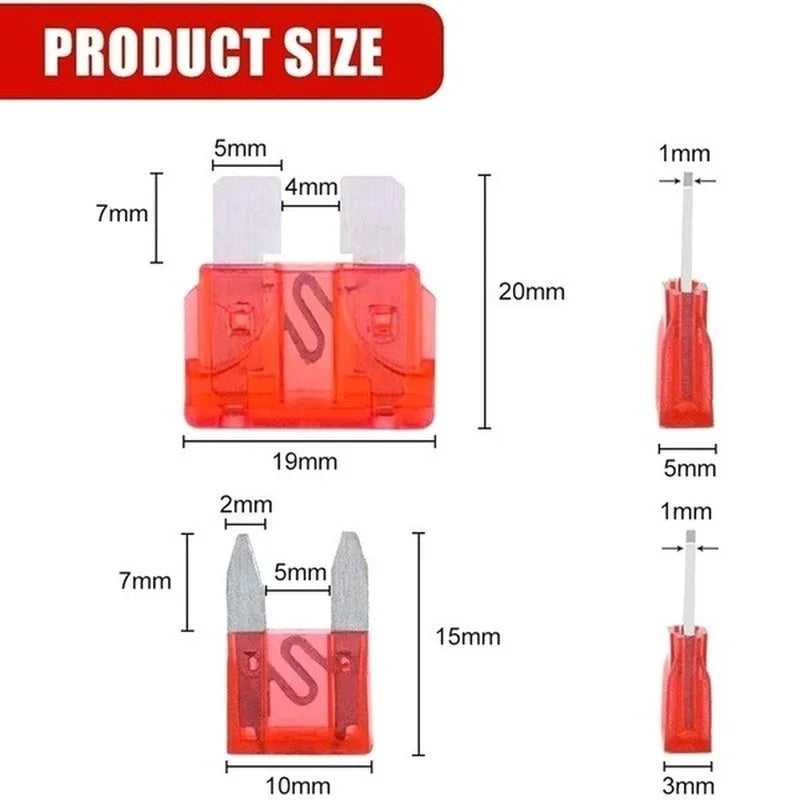 Car Fuse Blade Fuse Kit Fuses Automatic Truck Blade The Fuse Insurance Insert Insurance of Xenon Piece Lights Auto Accessories Peaceful Pleasures Health and Wellness