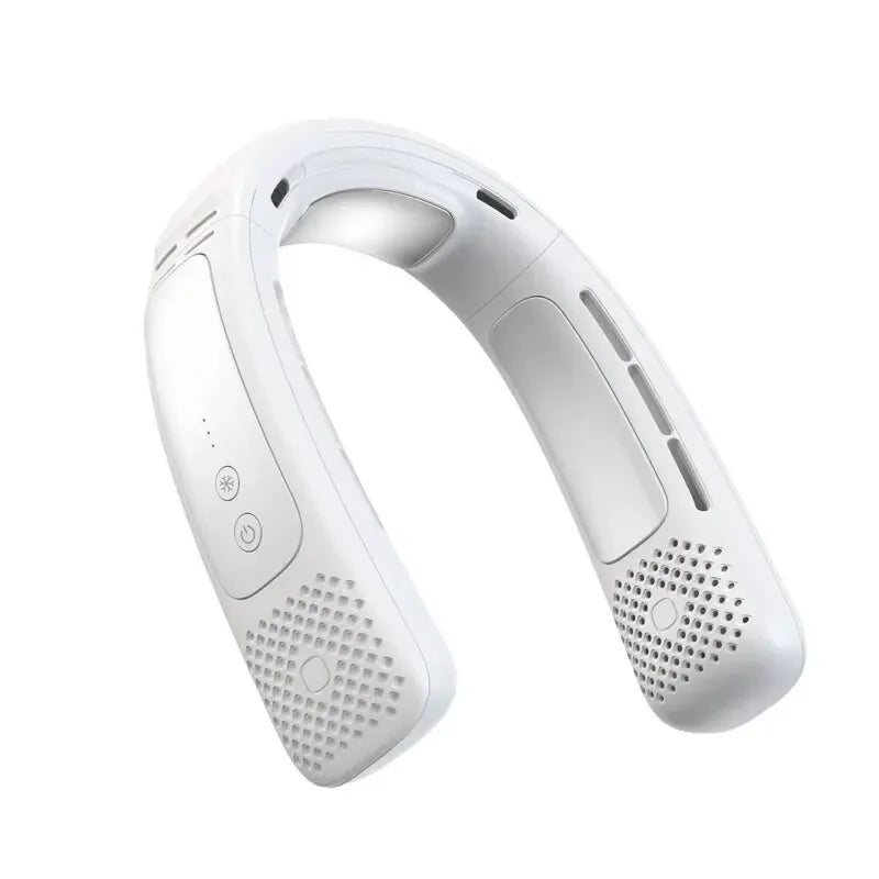 URGGU Bladeless Neck Fan – Hands-Free USB Rechargeable Wearable