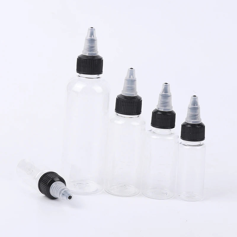Refillable Squeeze Bottles Twist Cap & Graduated Scale | 10–100ml