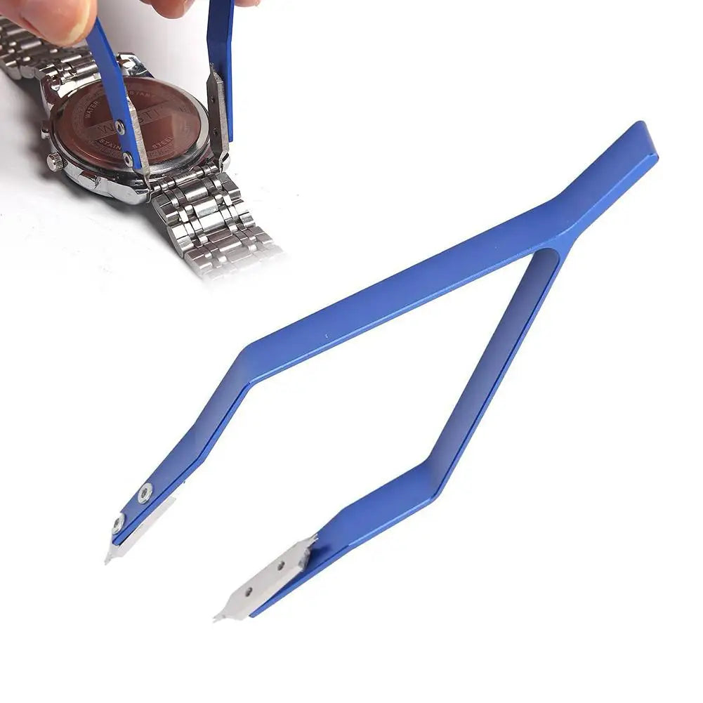 Y-type Watch Band Tweezer Professional Precision Spring Bar Removal Tool for Watch Jewelry Bracelets Repair Tools Peaceful Pleasures Health and Wellness Blue