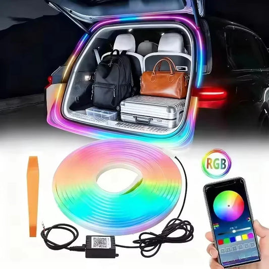 4m RGB Car Trunk LED Strip – App Controlled, SUV & MPV Car LED Light Strip Oasis Select 4m