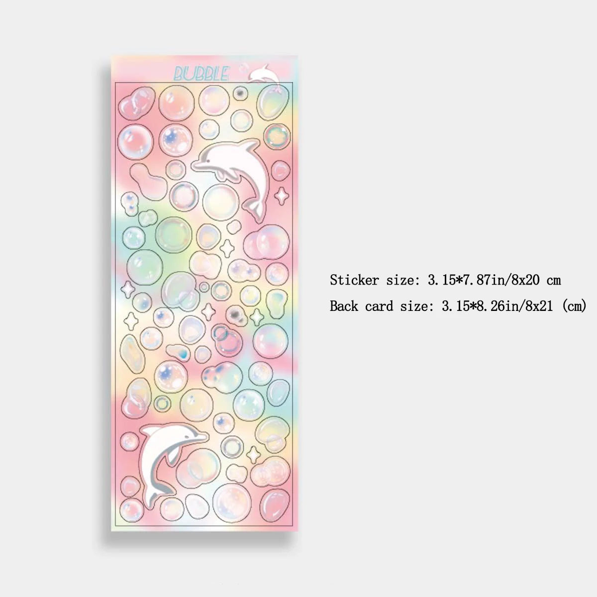 Korean Stickers Wholesale Transparent Bubble Ins Cute Hand Account