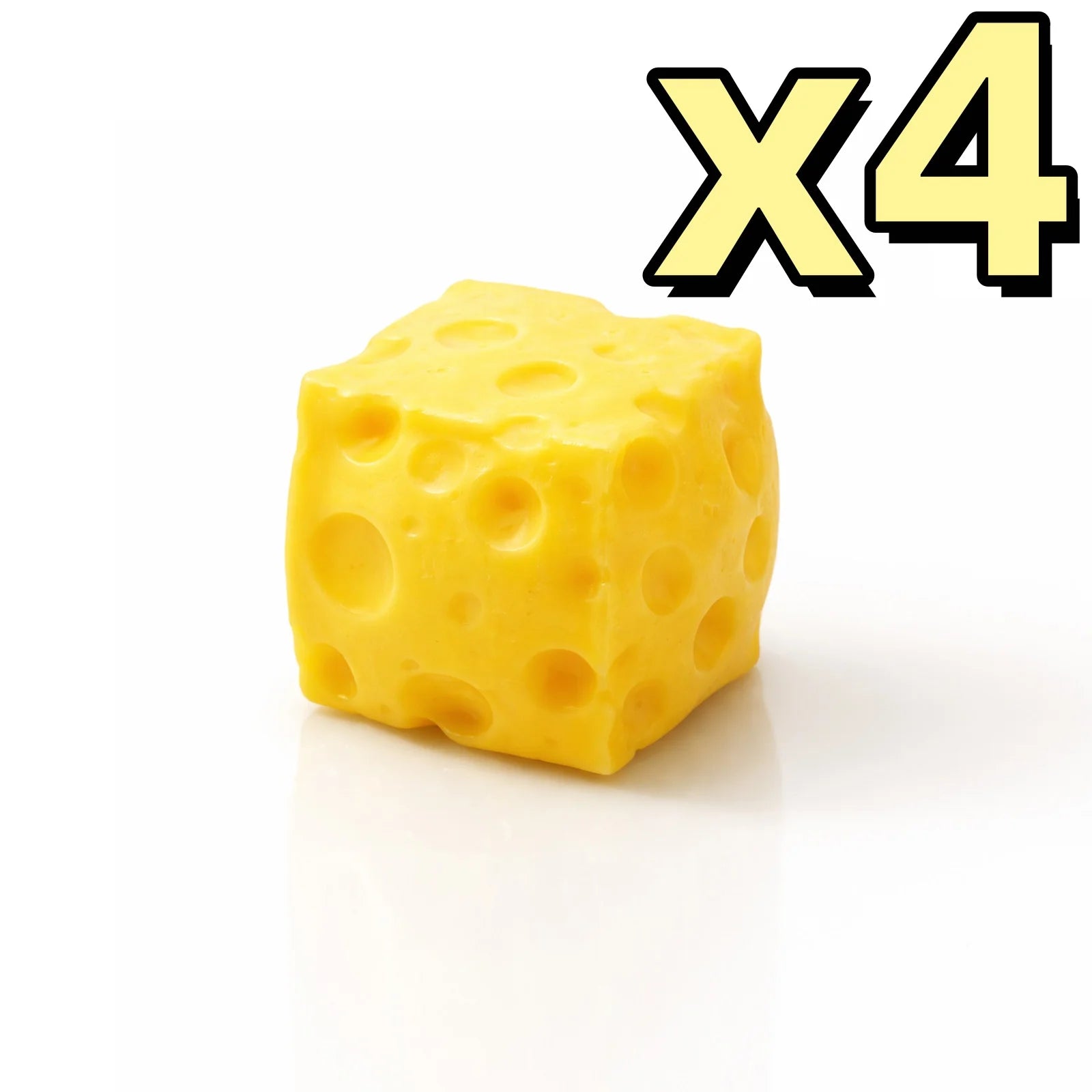 Squishy Cheese Squeeze Toy Relieve Anxiety Stress Ball Simulated Food Adult Kid Friendly Soften Shapeable Fingertip Sensory Toys Peaceful Pleasures Health and Wellness 4pcs