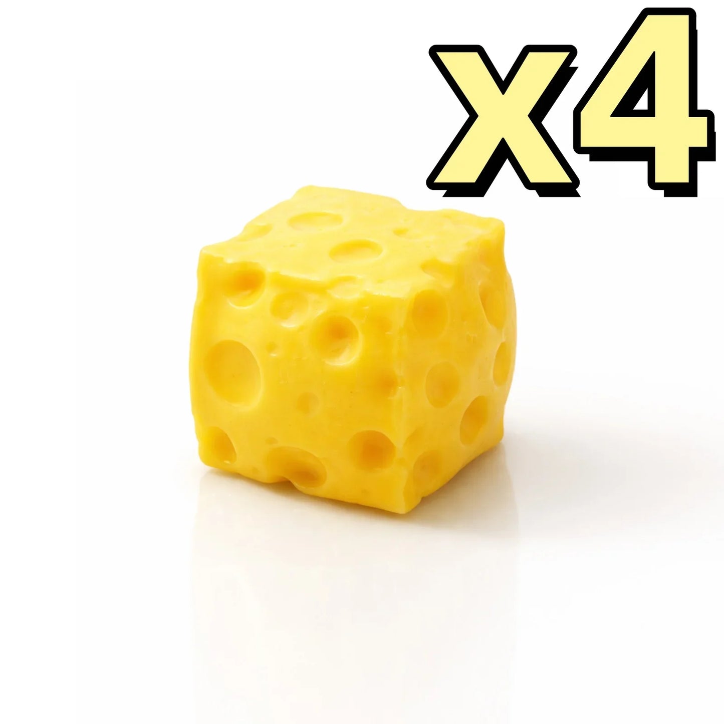 Squishy Cheese Squeeze Toy – Stress Relief Sensory Ball