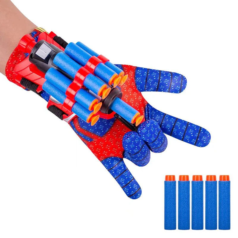 Kids Spider Web Shooter Glove Toy | Cosplay Wristband Launcher