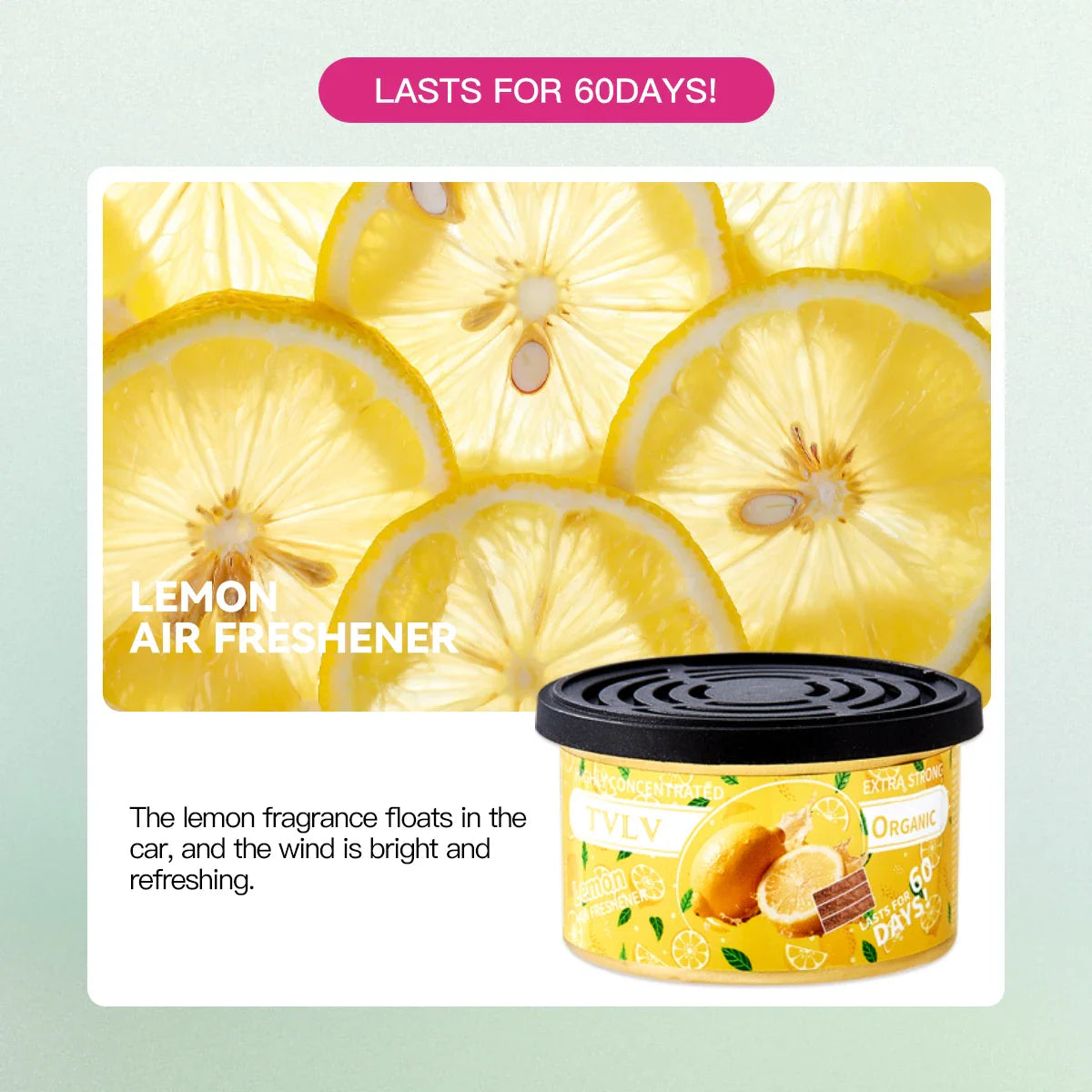 TVLV Solid Air Freshener – Car, Room & Bathroom Fragrance
